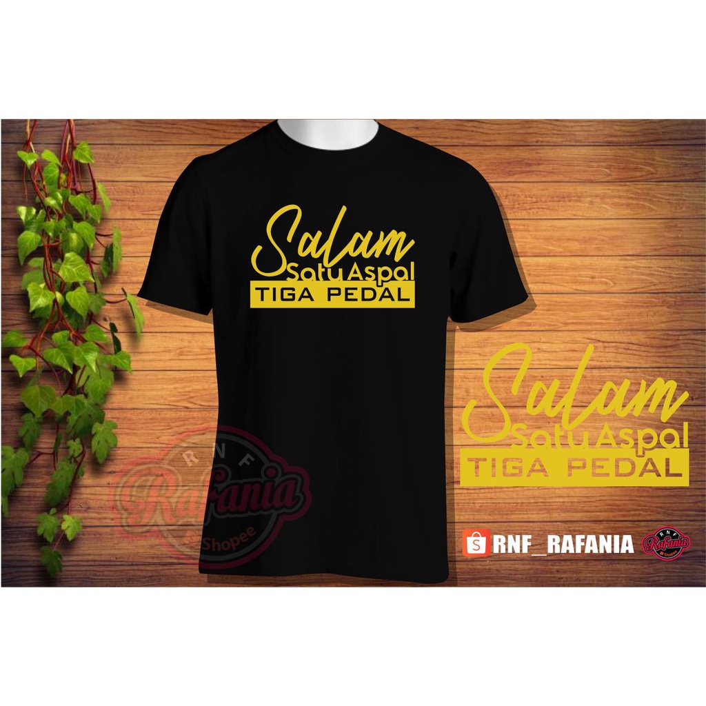 Kaos Salam Satu Aspal Tiga Pedal Kaos driver Kaos sopir kaos truk driver muda