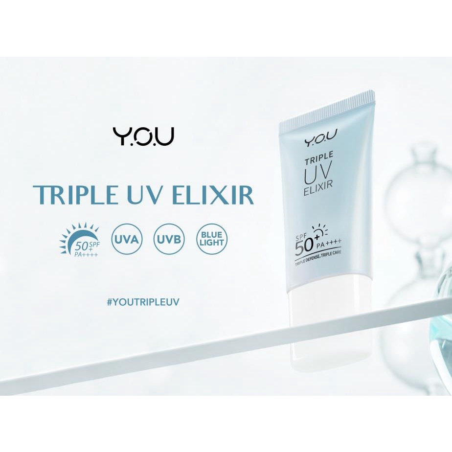 ✦SINAR✦ Y.O.U (YOU) - Triple UV Elixir SPF 50 PA++++ - Sunscreen SPF 50 PA++++ - Sunscreen YOU