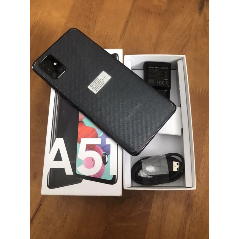 Jual HP Handphone Bekas Samsung A51 Ram 6/128gb Fullset Ori HP Seken Second berkualitas