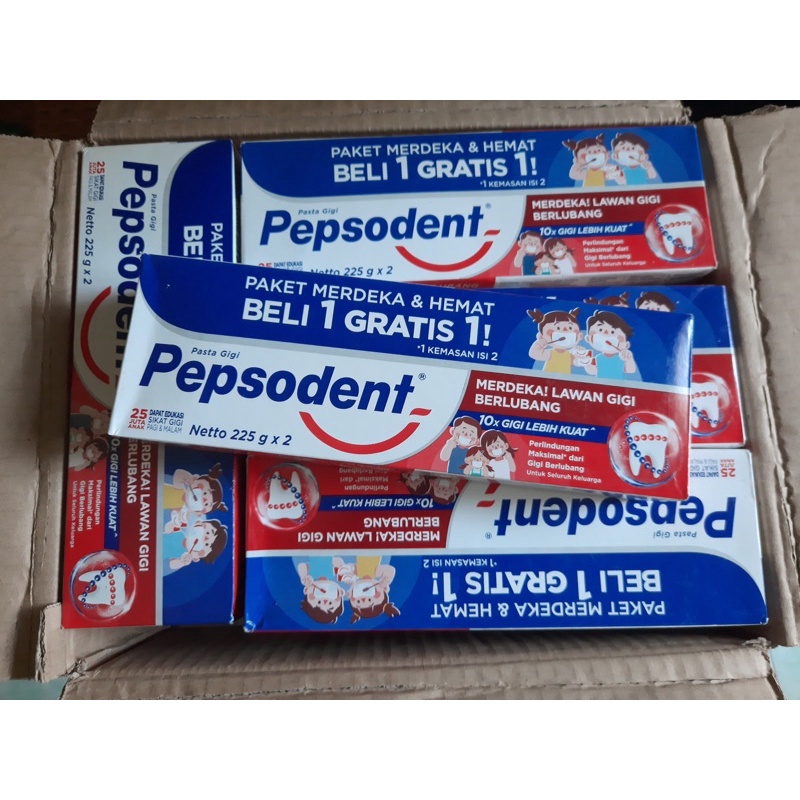 Pepsodent 225gr isi 2