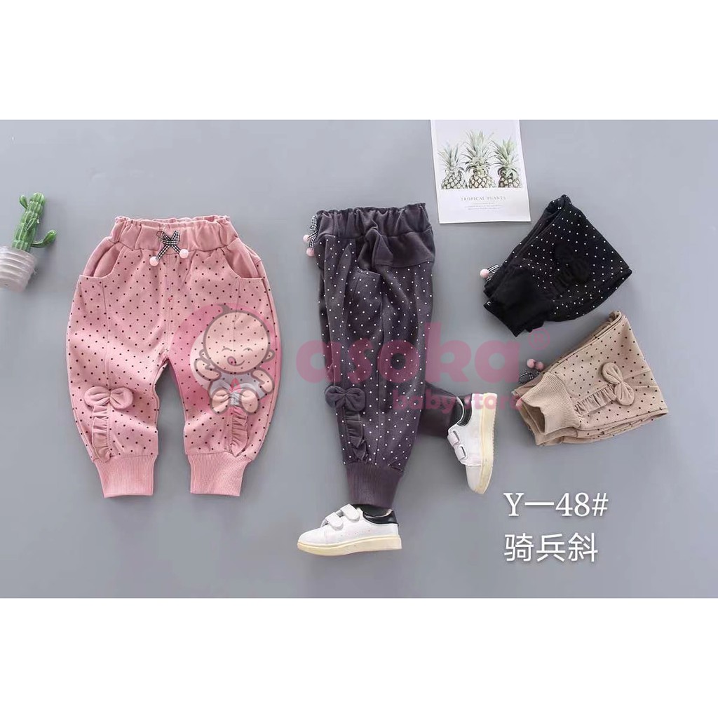 Celana Panjang Joger Cewek Size 2-10 ASOKA