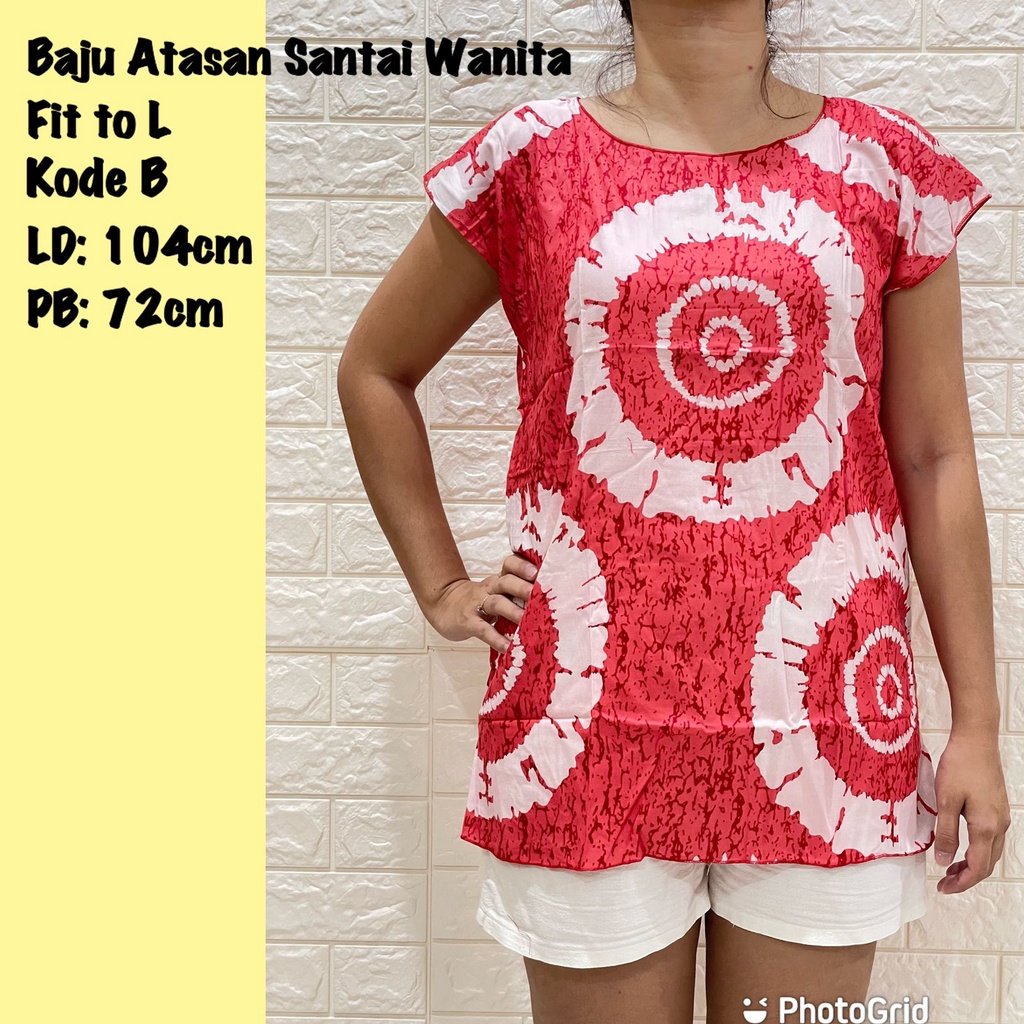 ATASAN WANITA SANTAI MOTIF B