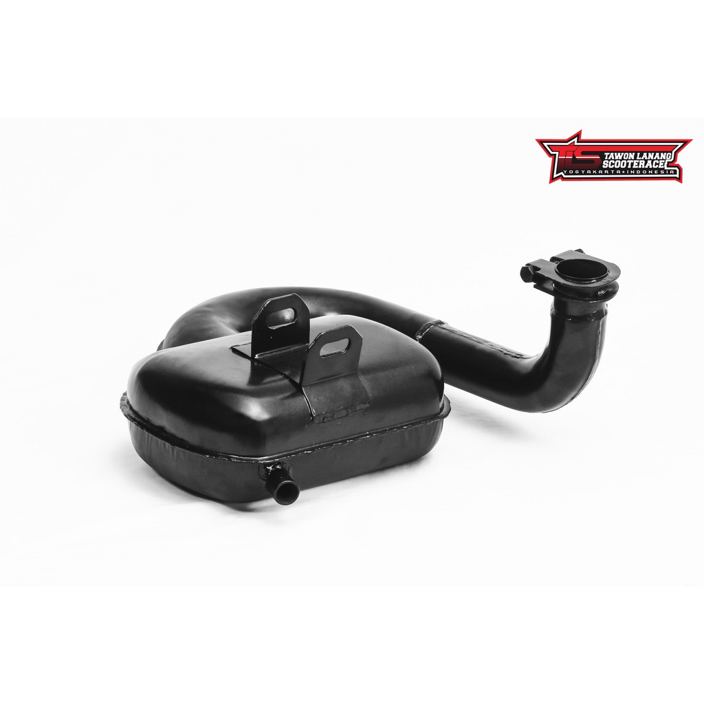 KNALPOT VESPA BIG BOX TAWON LANANG SCOOTERACE | TLS IND MUFFLER