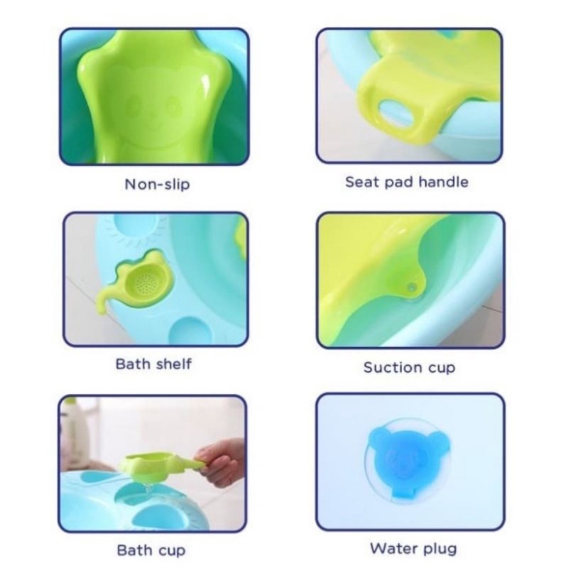 Baby Safe Baby And Kids Bathtub BT02/Bak Mandi Bayi Dan Anak Baby Safe