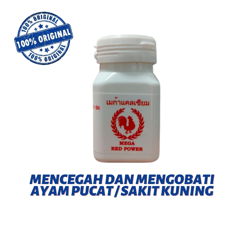 MEGA RED POWER mencegah dan mengobati ayam anemia / ayam pucat - isi 30 caps