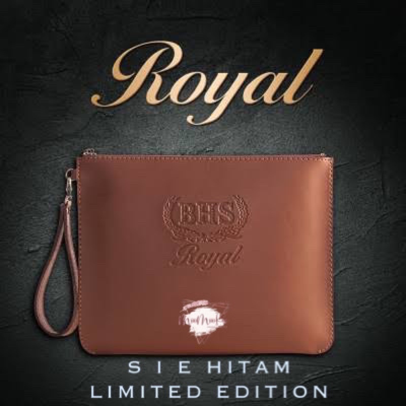 Sarung BHS Royal GOLD SIE (Songket Gunung Exclusive) HITAM LIMITED EDITION