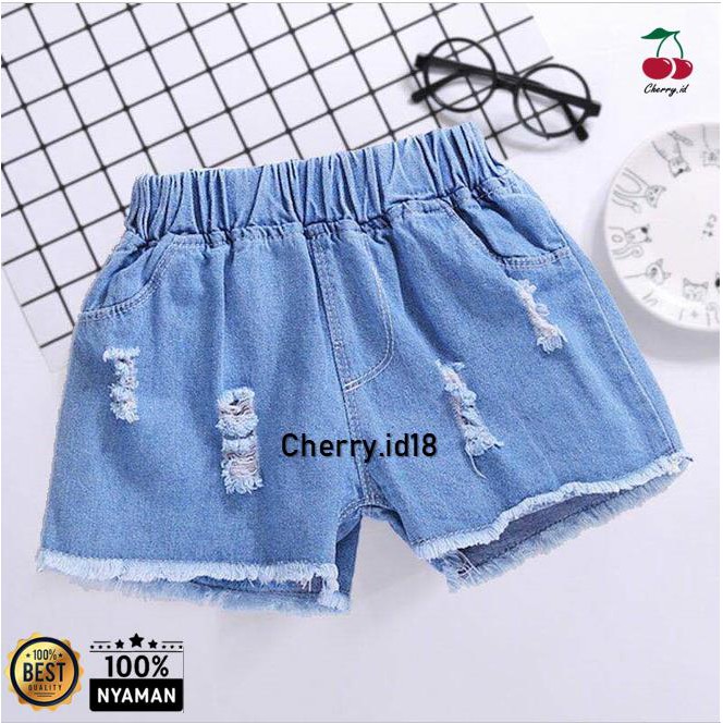 Cherry COD Celana Pendek Anak Perempuan / Hotpen Anak Perempuan Love CP02