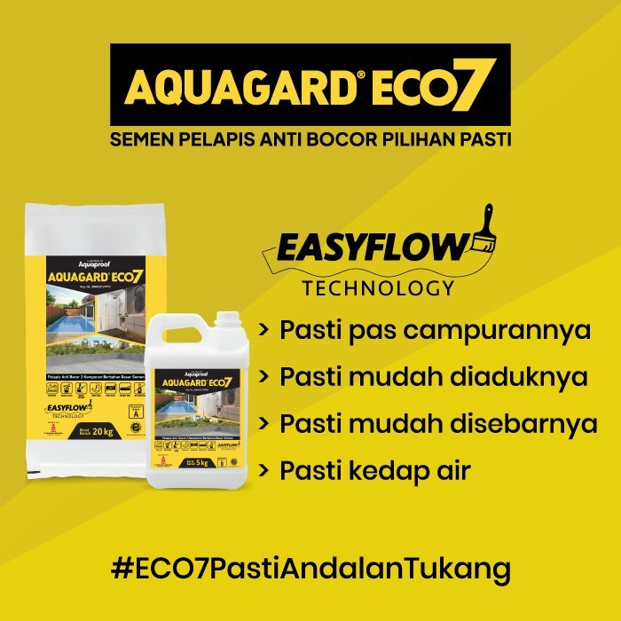 AQUAGARD ECO 7 SEMEN PELAPIS ANTI BOCOR X SIKA TOP 107 25 KG