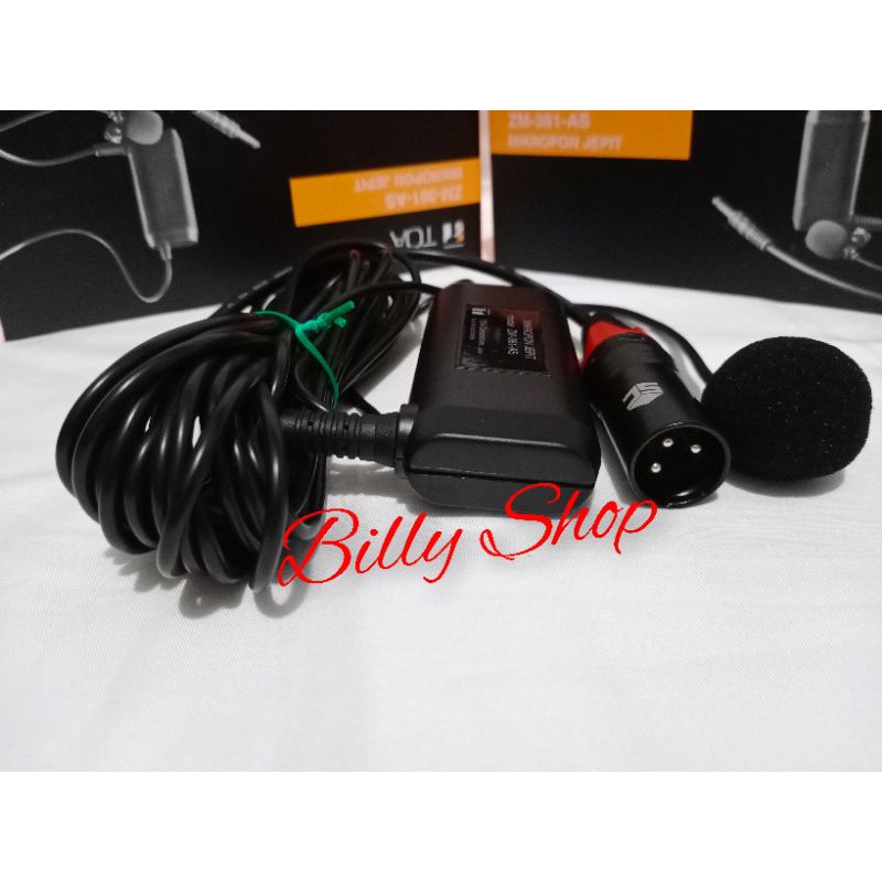 Mic Toa ZM 361AS Mic Jepit Jack Canon XLR Male
