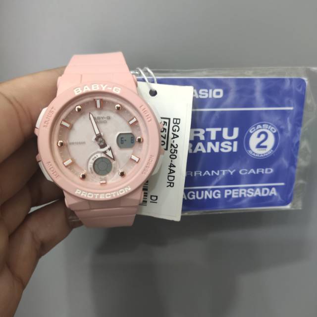 Jam tangan casio babyg bga 250 4adr original garansi resmi 2thn bga 250