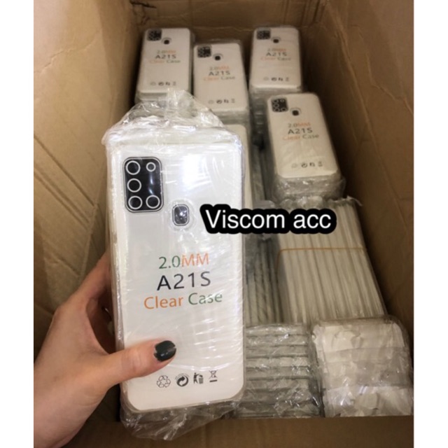 Silicon bening samsung A21s jelly case transfaran a21s