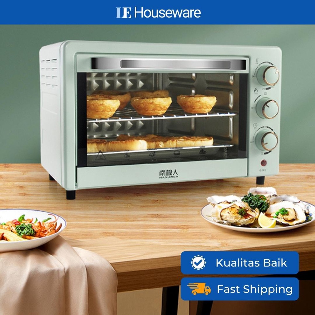 Oven Listrik 22 Liter Berkualitas Hemat Listrik | Electric Oven Pemanggang Kue, Daging, Bolu, Makana