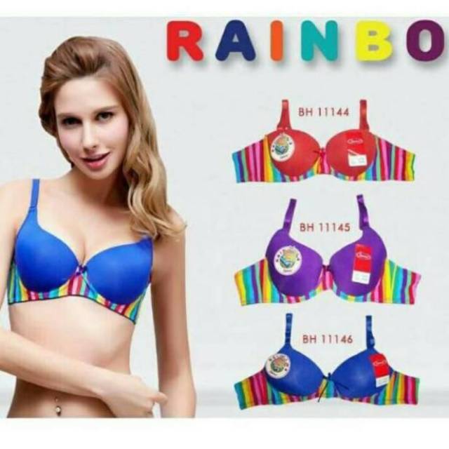 SALE BRA SOREX  RAINBOW MURAH ORIGINAL  HALF CUP