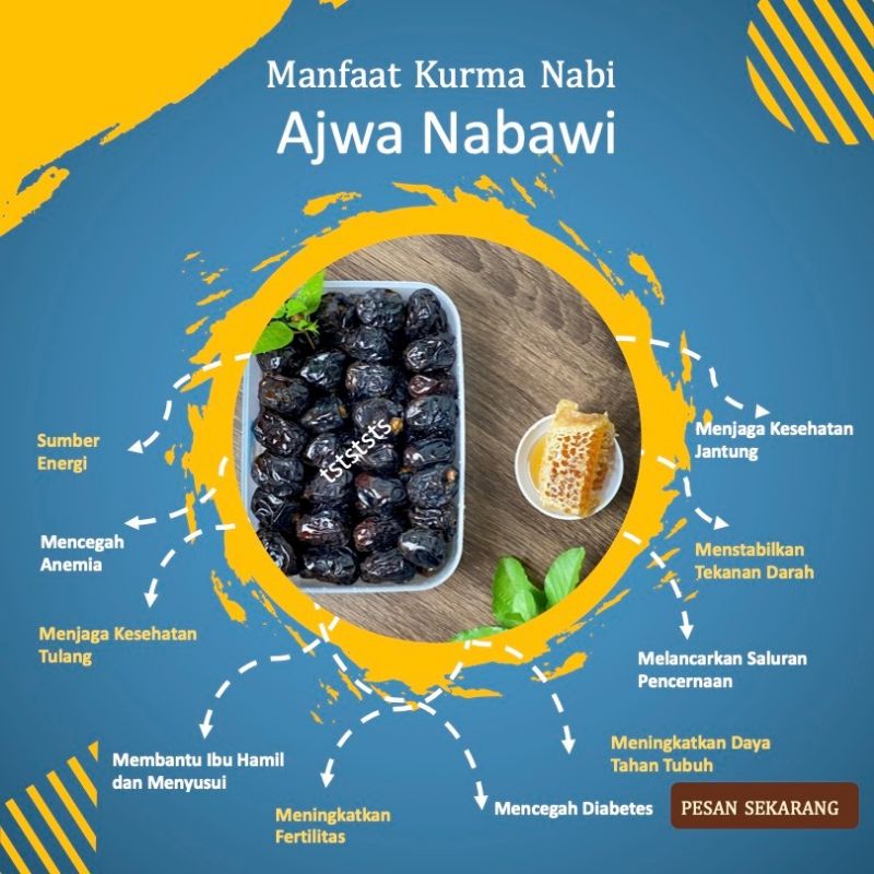 

KURMA AJWA PREMIUM GROSIR 5KG ORIGINAL MADINAH PANEN BARU