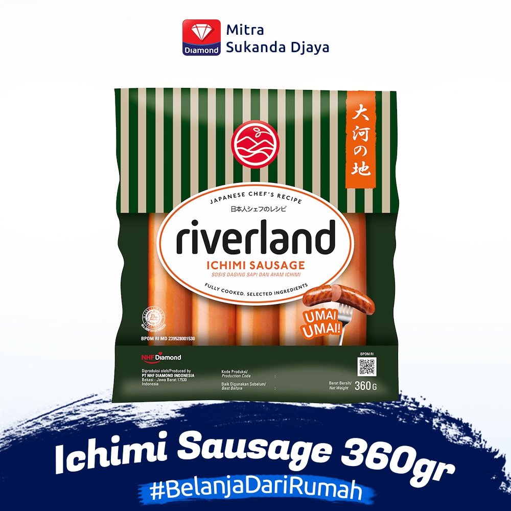 

RIVERLAND Ichimi Sausage / Sosis ala Jepang 360 gr