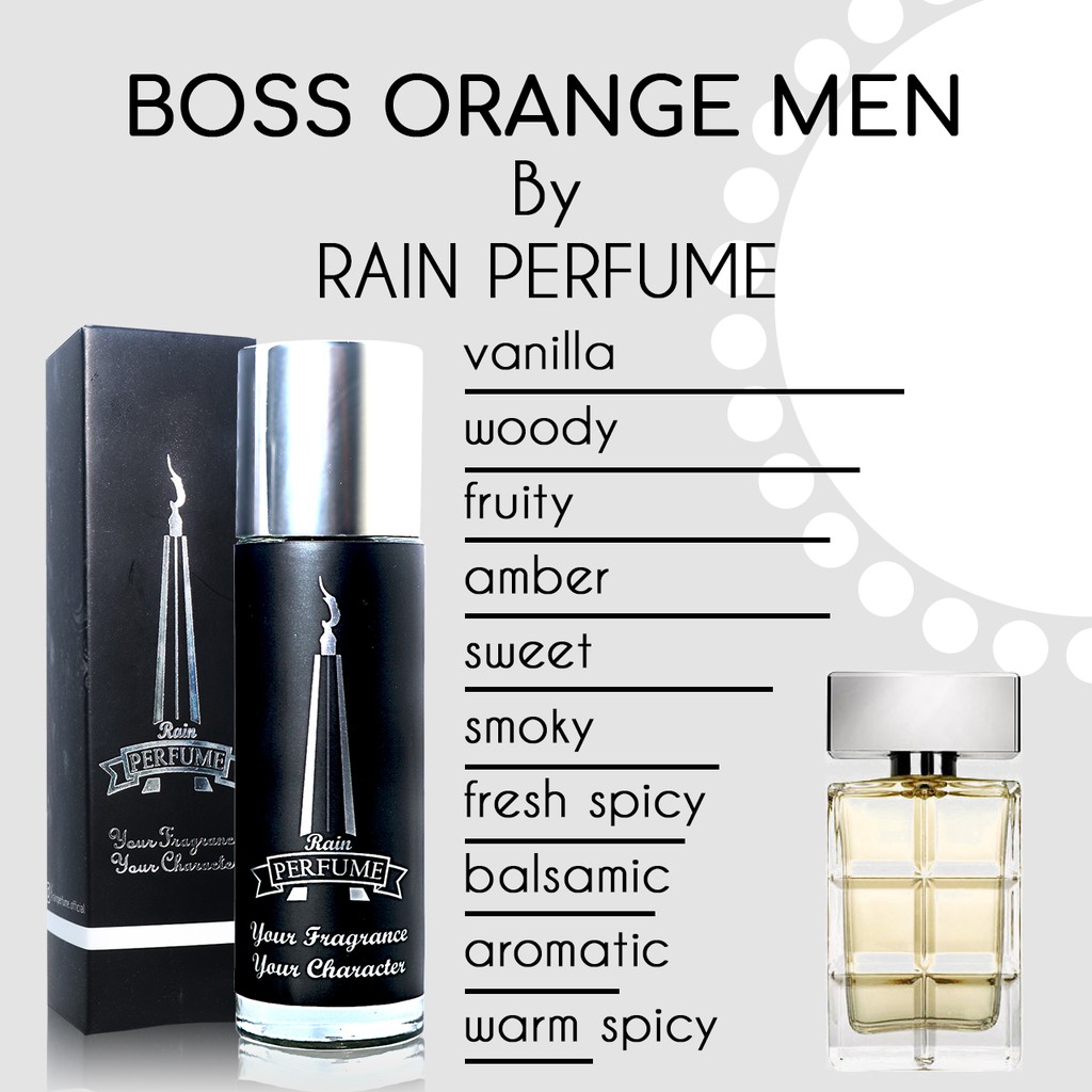 Parfum Pria HUGO BOSS ORANGE by Rain Perfume Parfum Pria Wangi Tahan Lama Perfume laki-laki