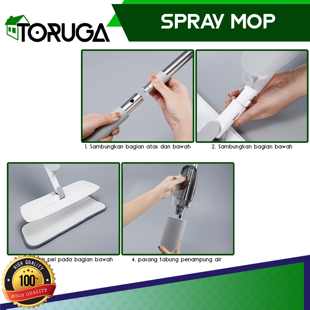 Alat Pembersih Pel Lantai Spray MOP Semprot Mudah Praktis multifungsi