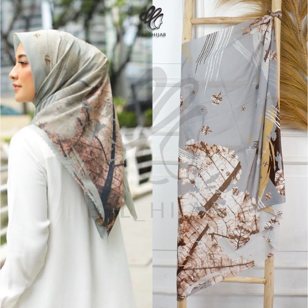 Hijab segiempat denay ell motif (pohon series)-3