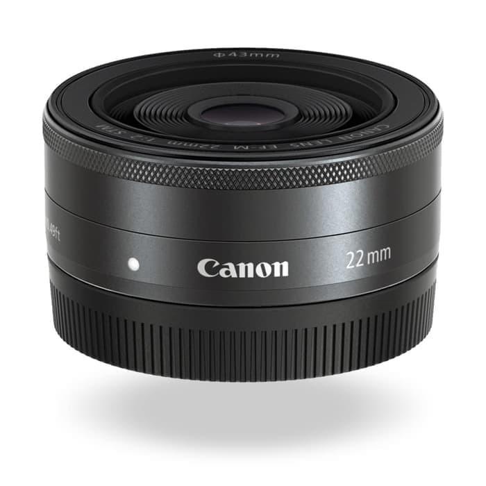 LENSA CANON 22MM F2 STM - LENSA MIRRORLES CANON EF-M 22MM F2 STM