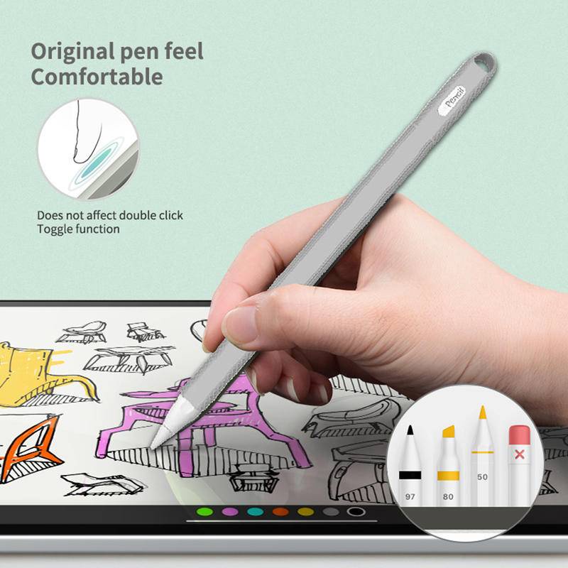 Soft Case Silikon Magnetik Cover Apple Pencil Generasi 2