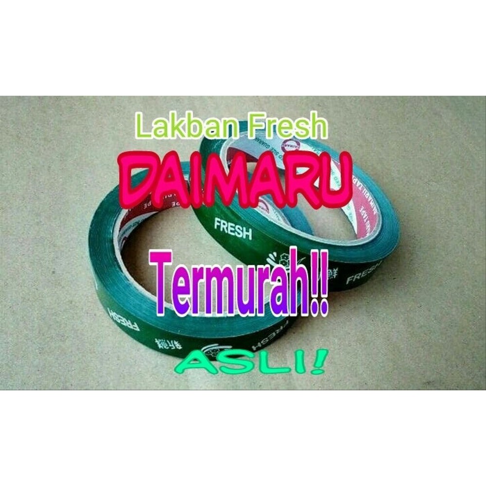 Order Langsung BEST Lakban Isolasi Sayur Fresh Hidroponik selotip vegetable terbaik
