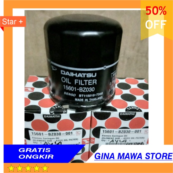 Oil Filter Saringan Oli Agya Ayla Asli Daihatsu