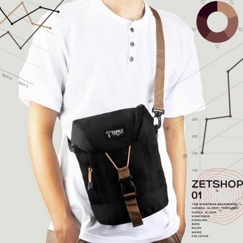 Tas Selempang Slingbag Unisex Trendy Flyker Zetshop