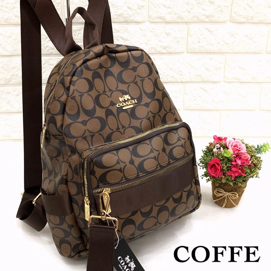 Dijamin Miring harga.. Ransel Coach super premium ransel besar kulit pria wanita