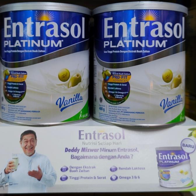 

[COD] entrasol platinum vanilla 400gr [COD]