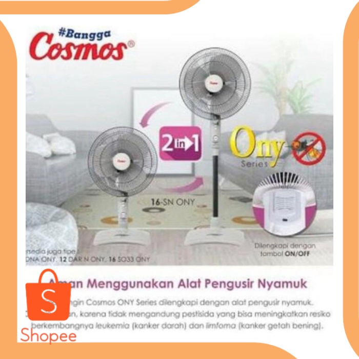 Jual accessories COSMOS KIPAS ANGIN STAND FAN COSMOS TWINO SN ONY 16 21Ma Diskon