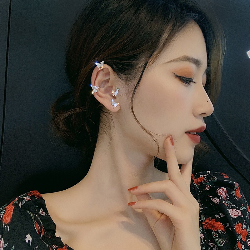 Butterfly Earrings Accessories Trendy Simple Personality Ear Bone Clip