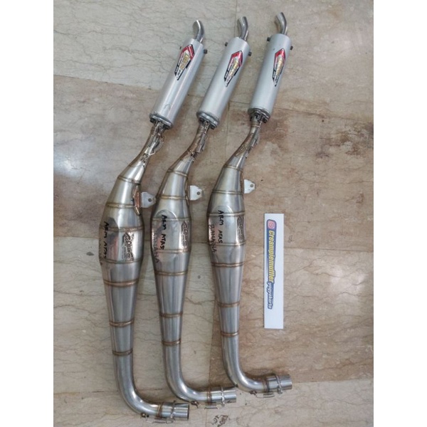 knalpot creampir fizr underbone Stainless ARM Banana