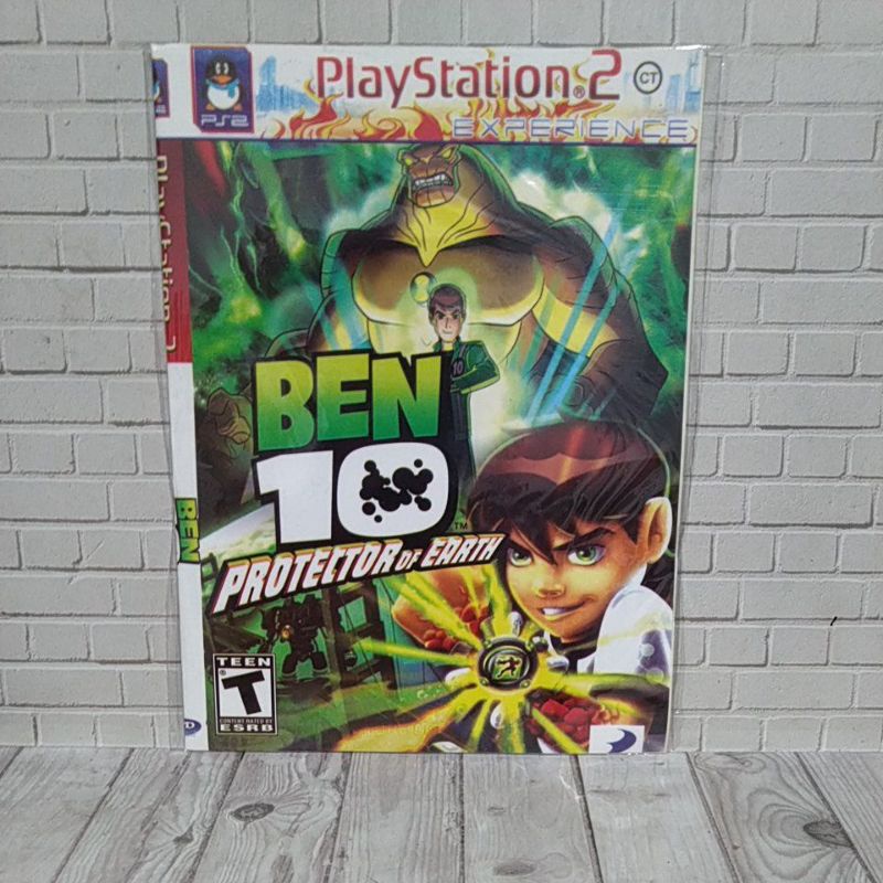 CD  KASET KOPAB PS2 BEN 10 PROTECTOR OF Earth
