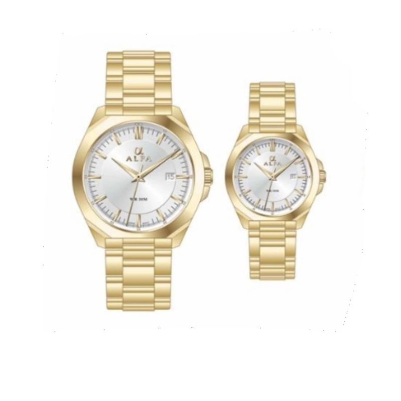 Jam Tangan Couple Alfa 88166M