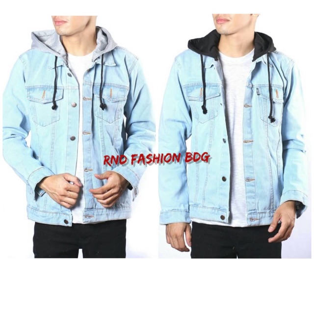 Jaket Jeans Hoodie || Jaket Aliando