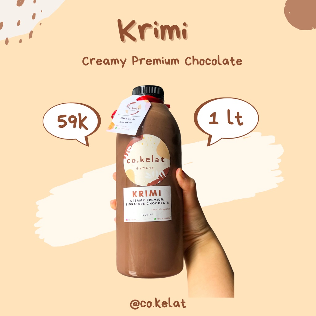 

KRIMI Creamy Premium Signature Chocolate Susu Coklat