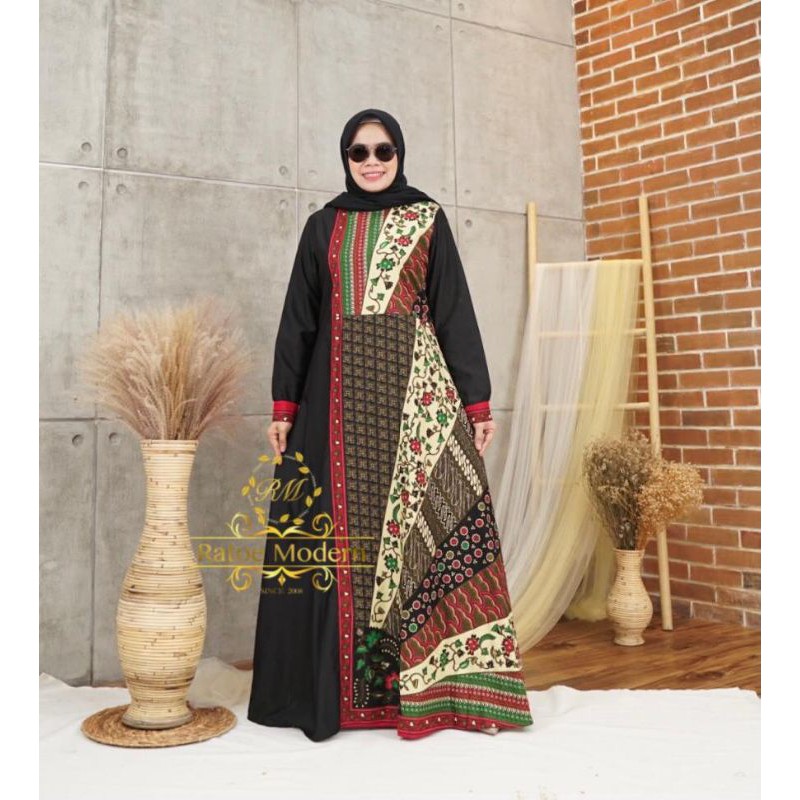Gamis Batik + Toyobo by Ratu