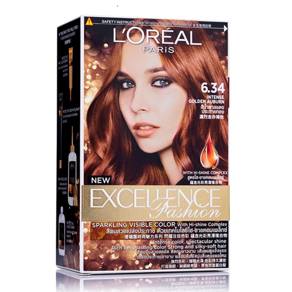 L'oreal Excellence Fashion Hair Color 6.34