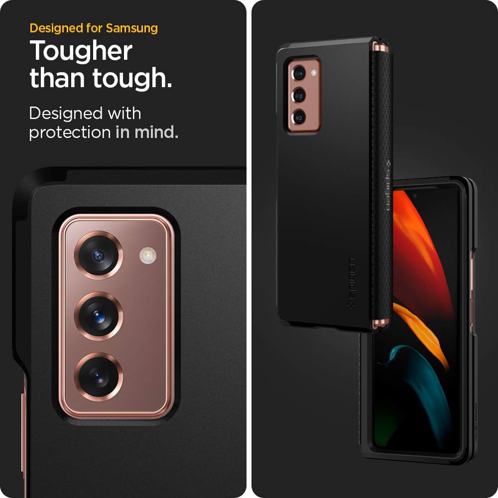 Case Samsung Galaxy Z Fold 2 Spigen Tough Armor Anti Shockproof Casing