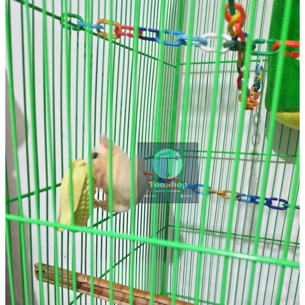 GIGITAN MAINAN  SUGAR GLIDER HAMSTER MOTIF BENTUK BUAH PISANG ANGGUR NANAS APEL