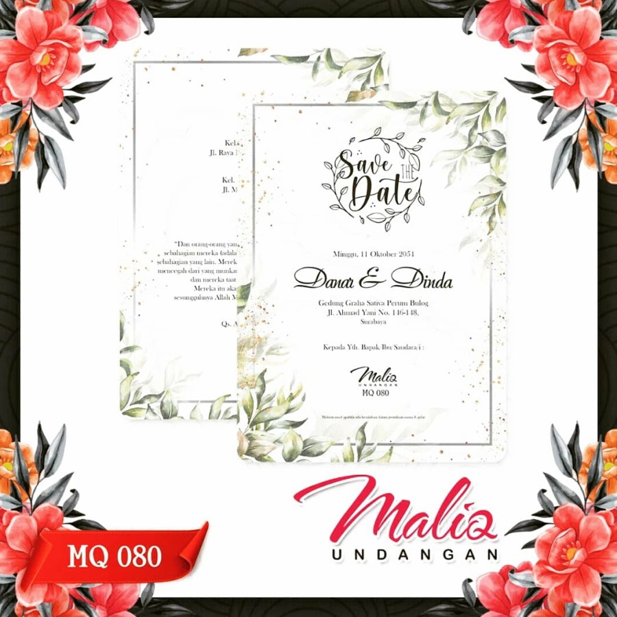 Blanko Undangan Maliq 80