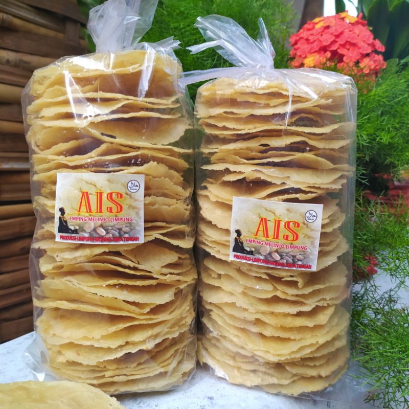 AIS EMPING MELINJO JUMBO MANIS 1KG / EMPING MLINJO JUMBO MANIS MENTAH 1KG