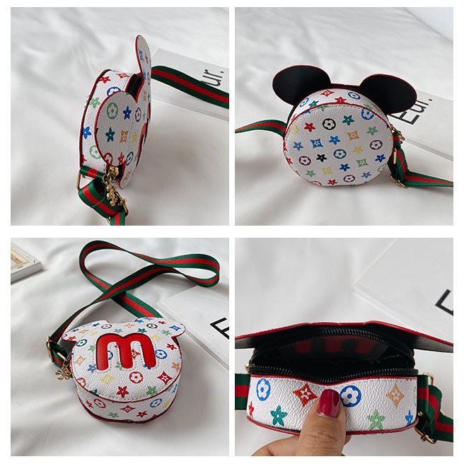 Tas Selempang Anak / Sekolah / Sling Bag Kepala Mickey / Kids / Karakter Kuping Mickey Mouse