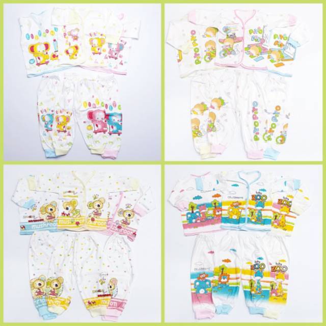 SETELAN PANJANG Baby Motif Random 3 SET/ SETELAN PANJANG Baby Motif Random 1 SET