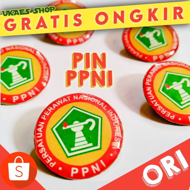 GROSIR Pin Logo PPNI Cod Pelengkap Buku Perawat Sdki Slki Siki Asuhan 3s Keperawatan Ori Original sd