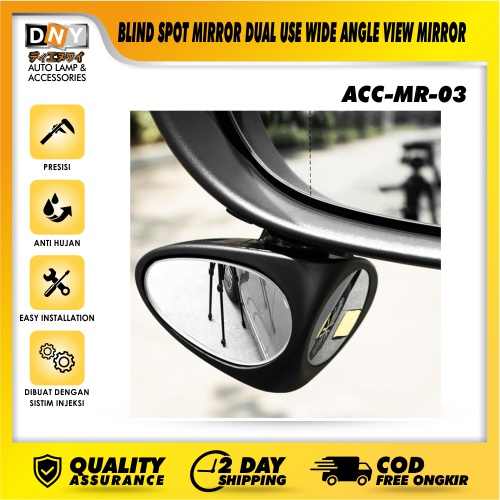 BLIND SPOT MIRROR SPION KIRI 2 IN 1 BLIND SPOT MIRROR CERMIN TAMBAHAN / BLIND SPOT MIRROR DUAL USE WIDE ANGLE VIEW MIRROR NEW SPION