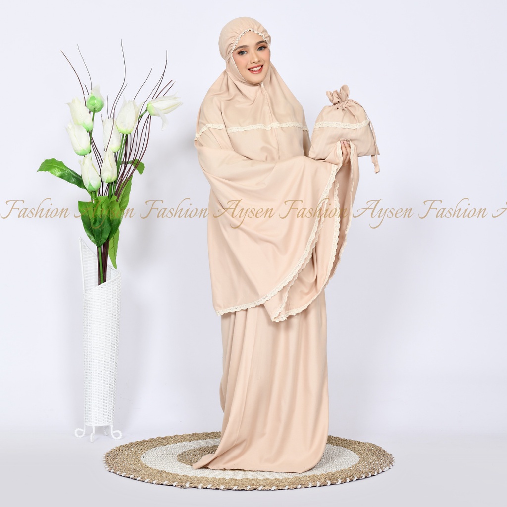 Mukena Dewasa Syahira Series Katun Polos