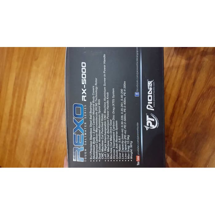 Terbaru REEL PIONEER REXO RX-5000 FULL METAL