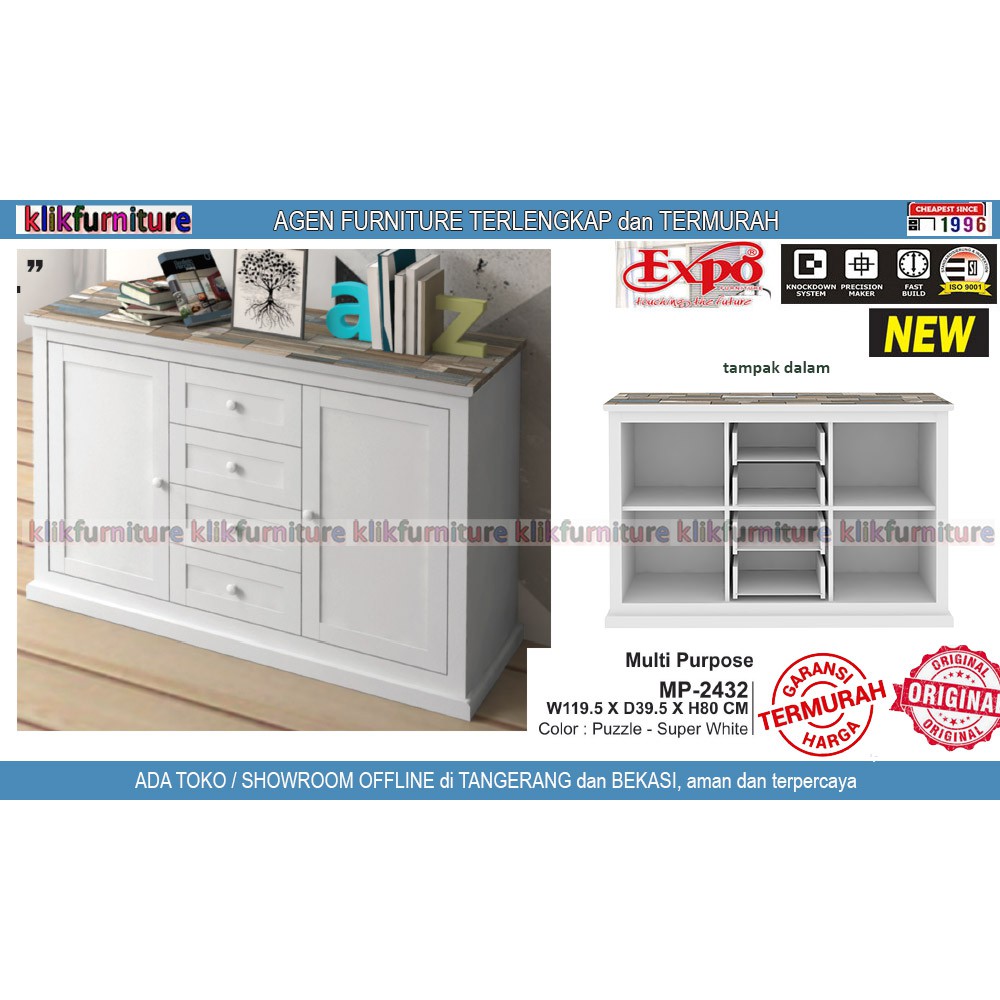 MP 2432 EXPO Meja Bufet Tv Serbaguna