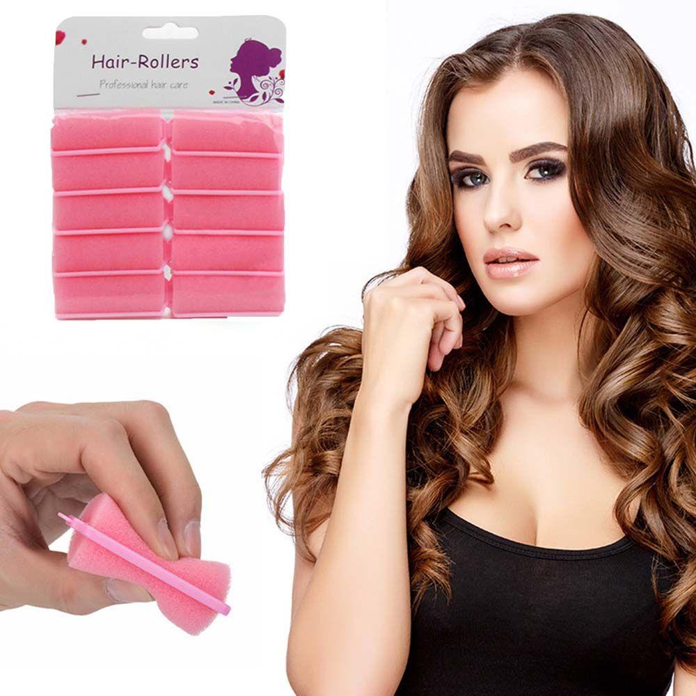 Needway  Spons Rol Rambut Profesional 12 Pcs Barber Salon Hairstyling Twist Tools Alat Penata Rambut Wanita Poni Roller